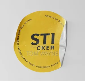 Round Shaped Stickers With Custom Printing
