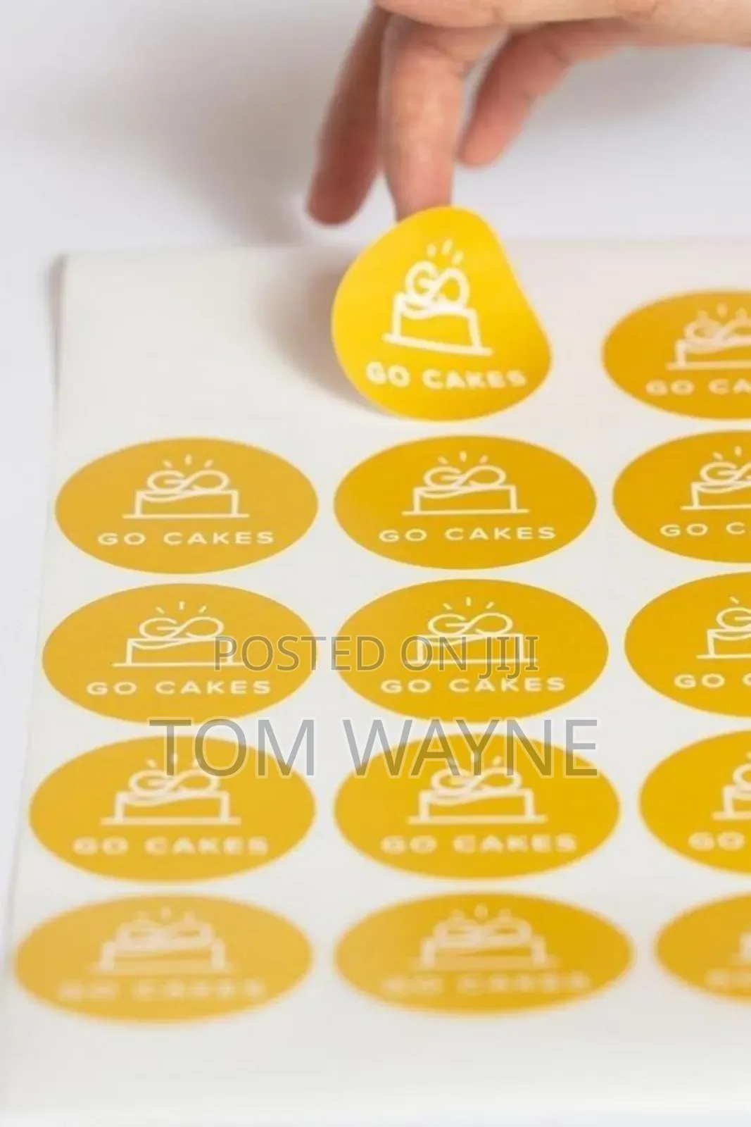 Custom Shaped Printed Stickers