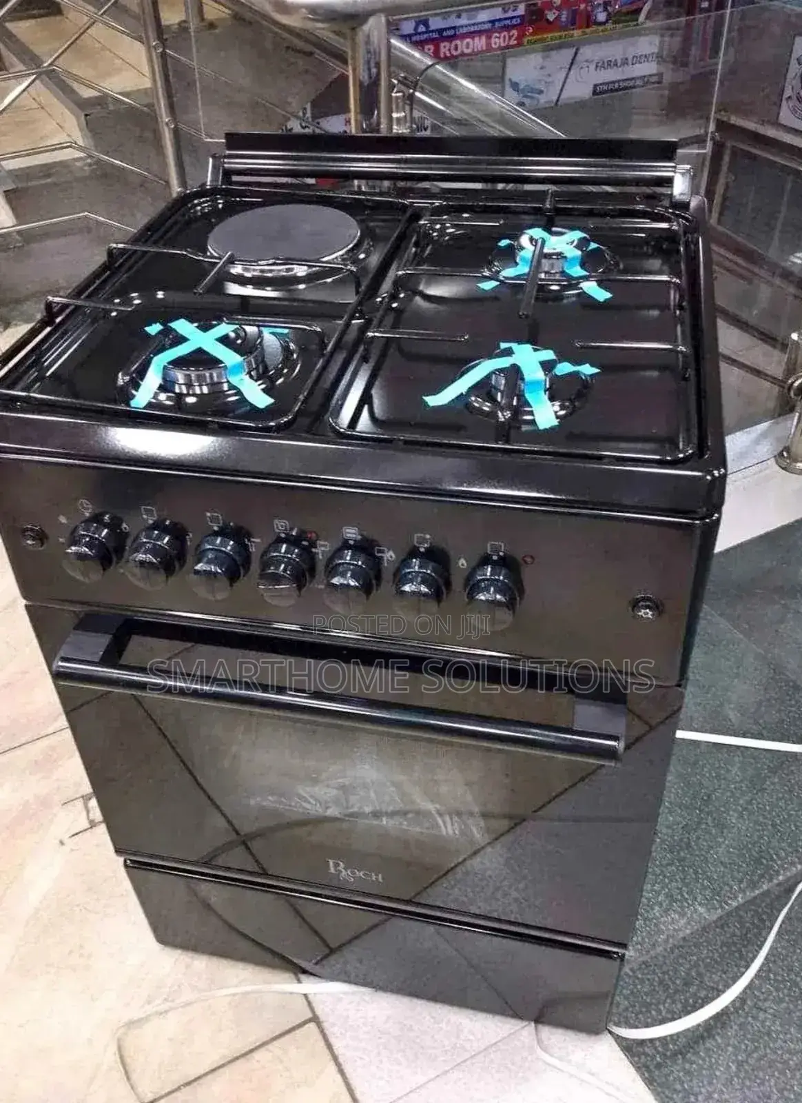 Roch 60x60 3 Gas + 1 Electric Oven, Standing Cooker
