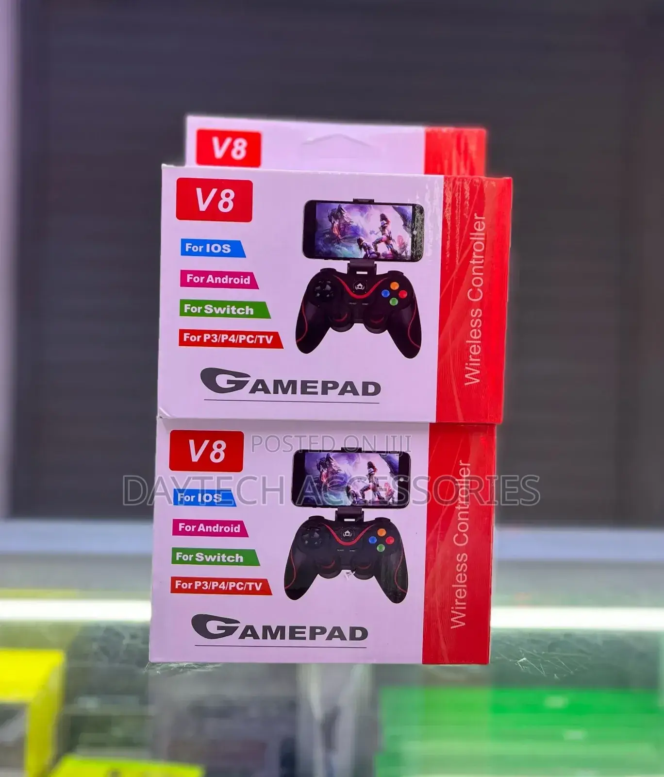 V8, Bluetooth Gamepad Wireless Controller