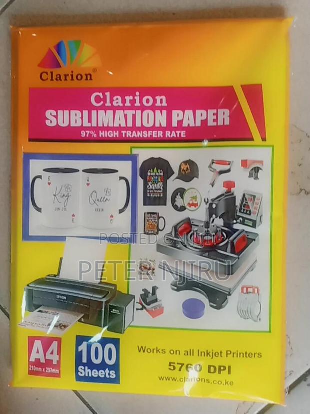 Clarion A4 Sublimation Paper - thumbnail 3