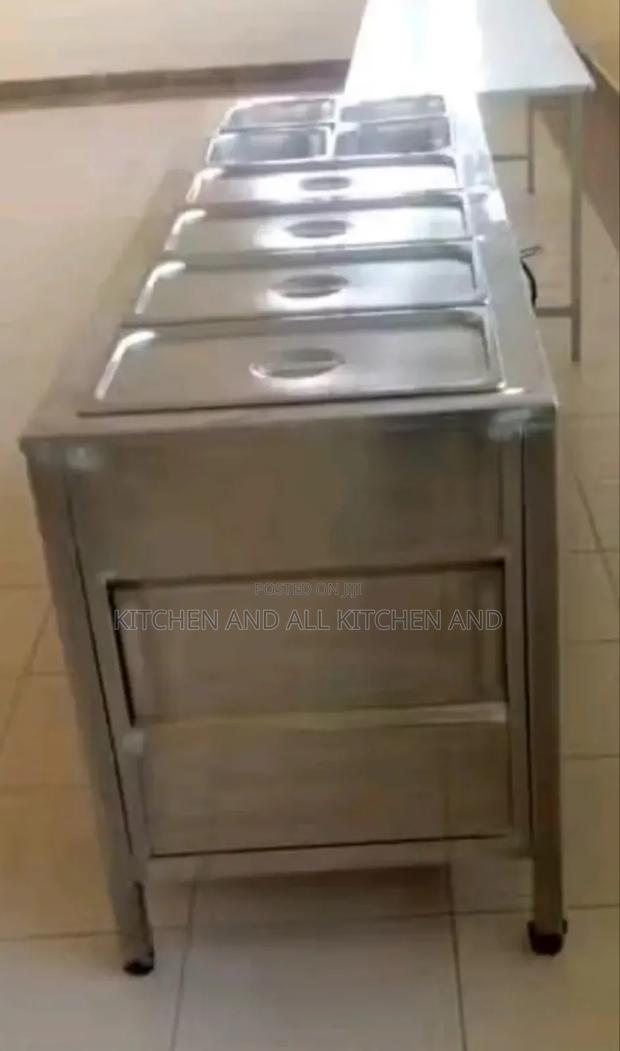 8 Inserts Stainless Steel Food Warmer