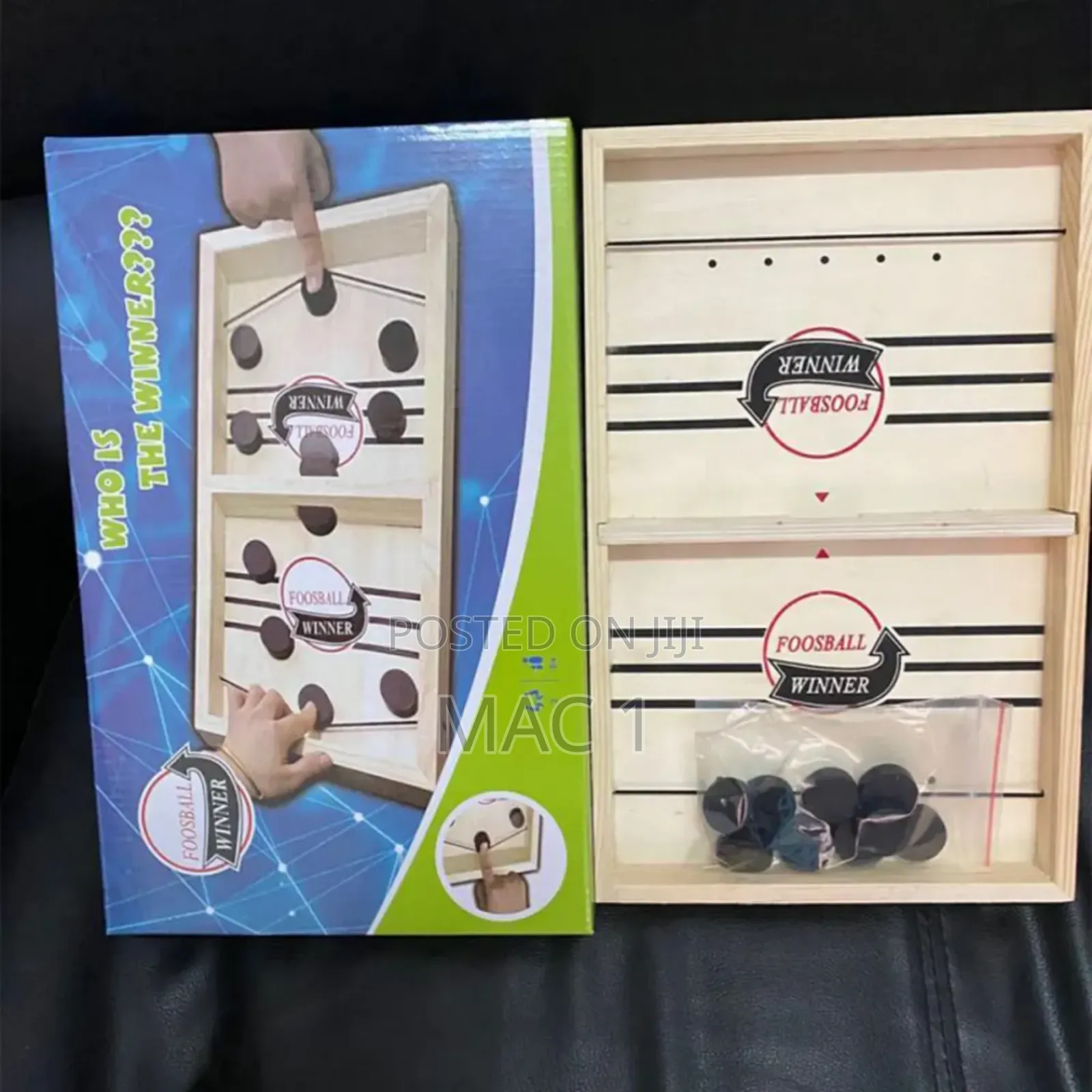 Foosball Game Size: Large Wooden Material