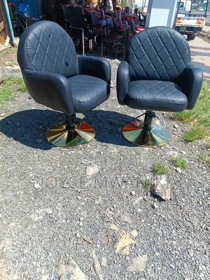 Salon Hydraulic Seats, Black - thumbnail 2