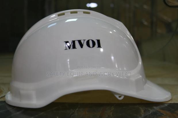 White Heavy Duty Helmets - thumbnail 4
