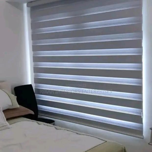 Zebra Roller Office Blinds - main view
