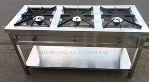 3 Burner Classic Stainless Steel Gas Cooker 