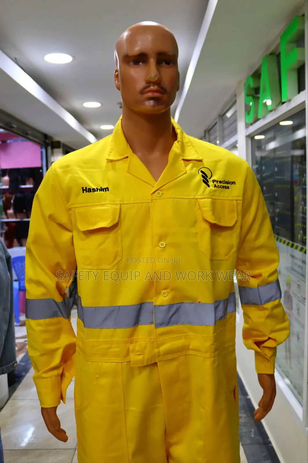 Yellow Reflective Branded Overall