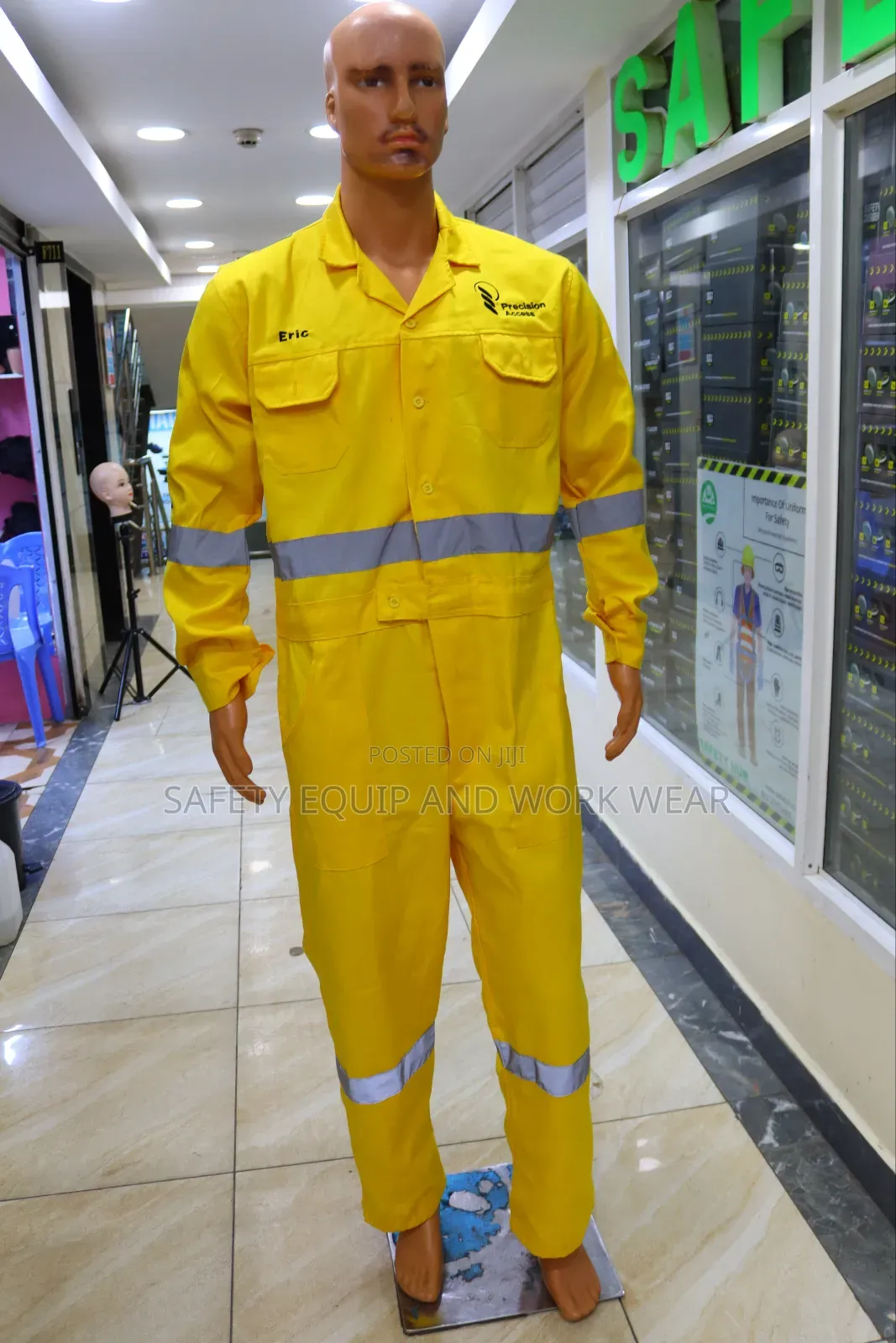 Reflective Yellow Overall