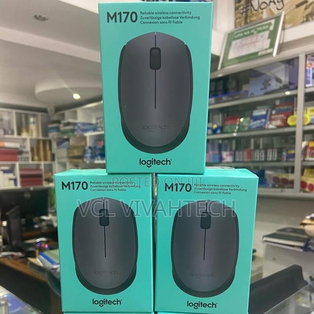 Logitech M170 Wireless Mouse (Black)