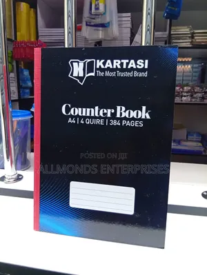 4 Quire Counter Book 384 Pages- Kartasi