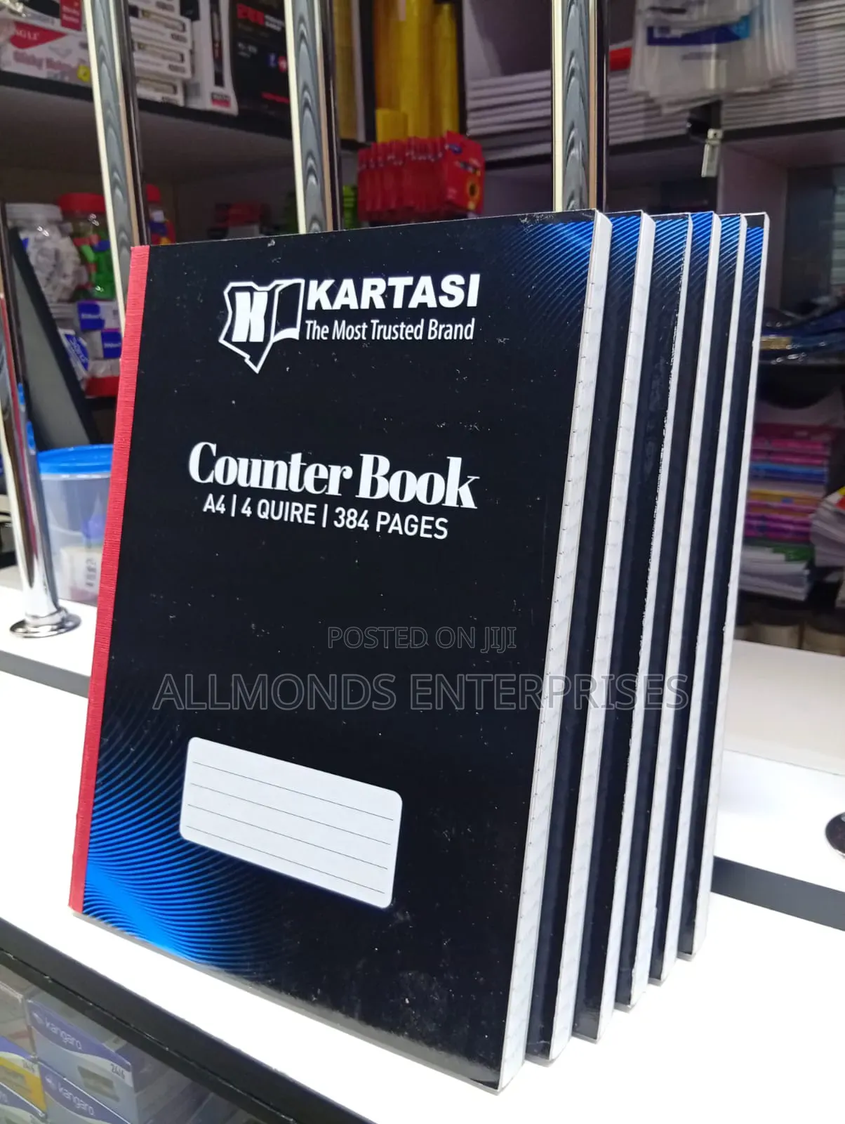 4 Quire Counter Book 384 Pages- Kartasi