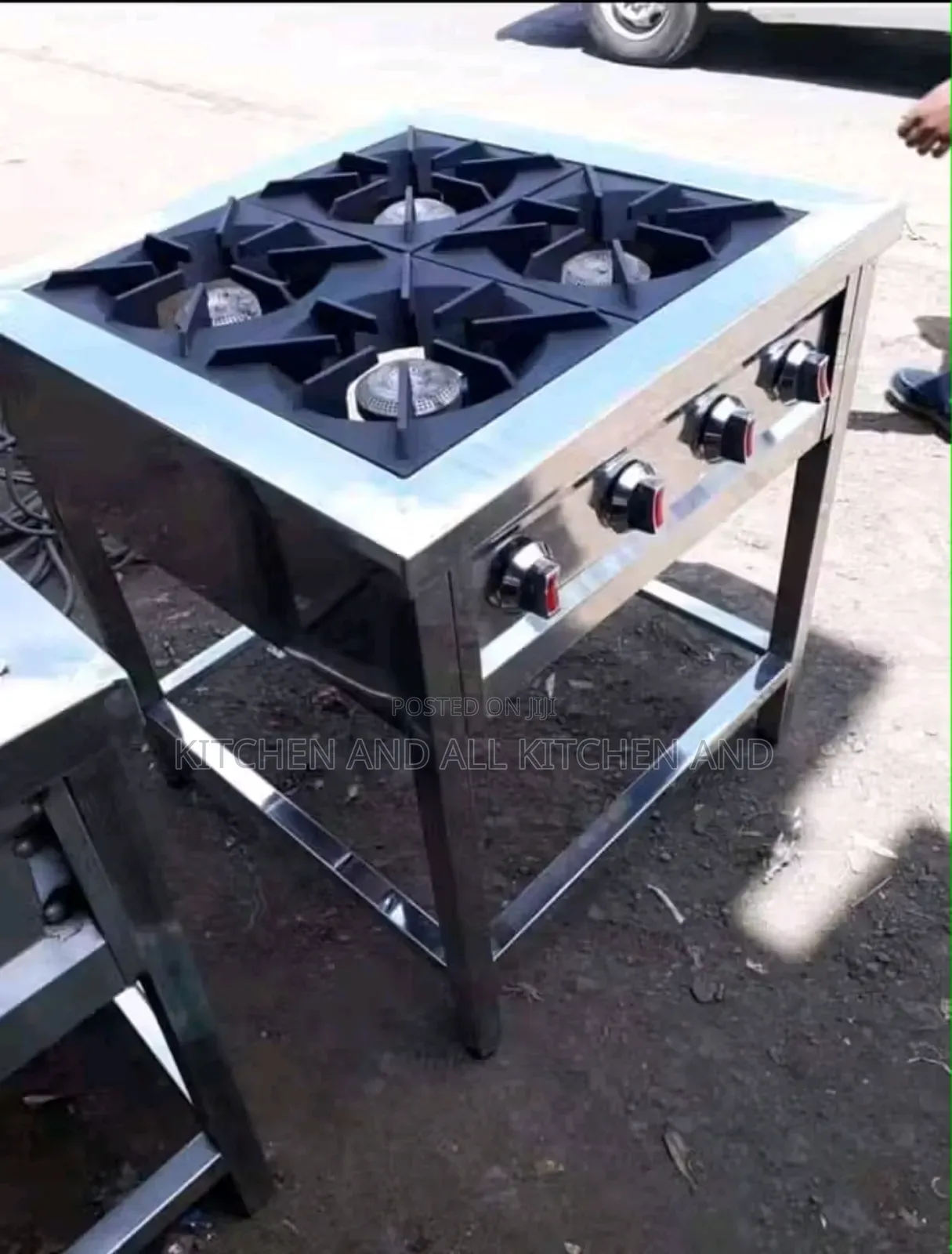 Ideal 4burner Stainless Steel Gas Cooker