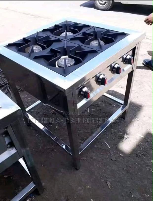 Ideal 4burner Stainless Steel Gas Cooker