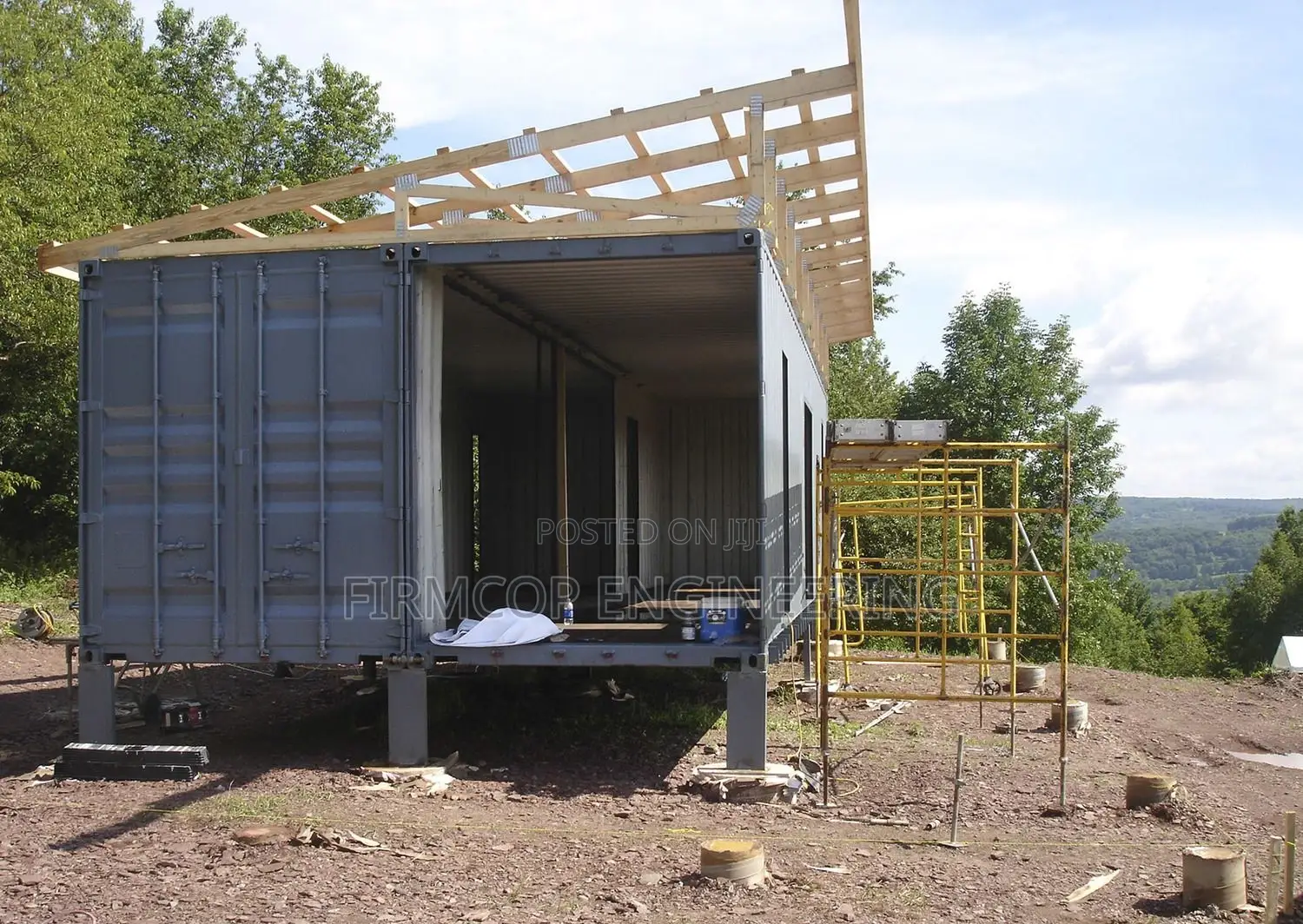 Shipping Container House-Roofing Ideas
