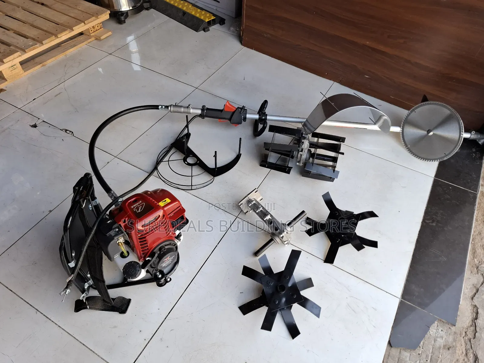 4 in 1 Hawking Tiller,Weeder,Rice Harvester,Brush Cutter.