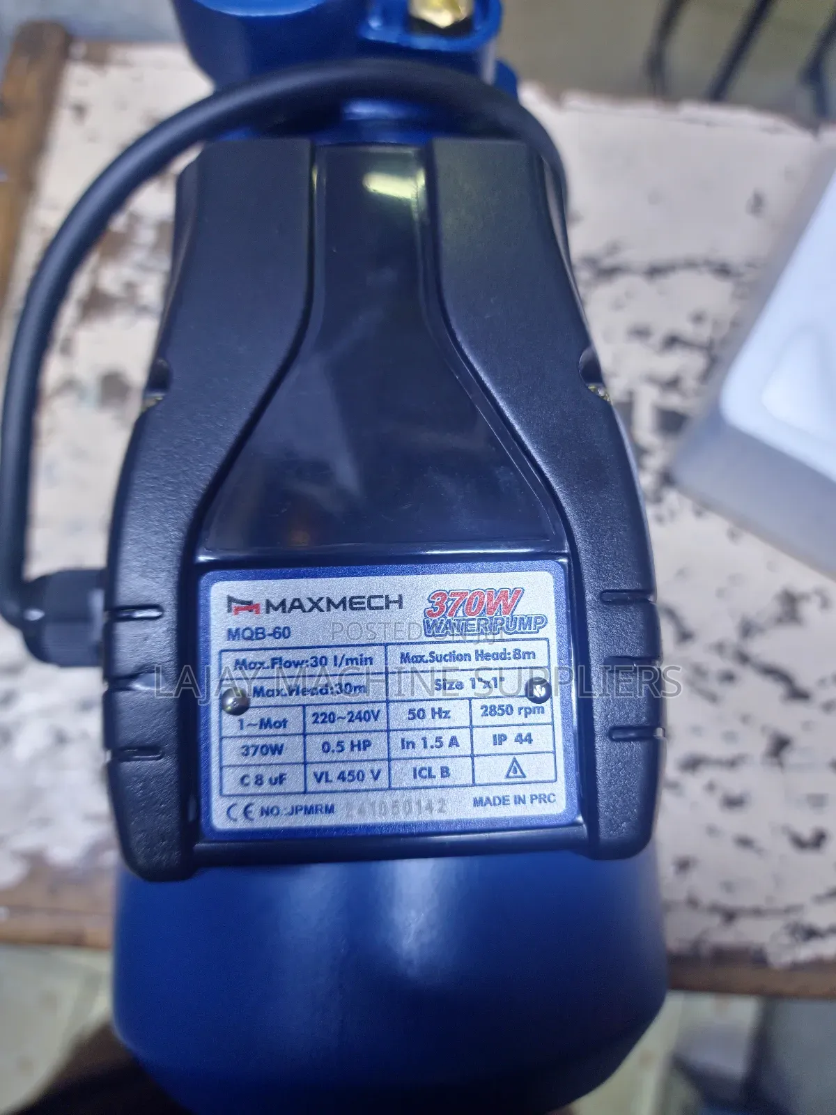 Maxmech Booster Pump 0.5hp 
30m