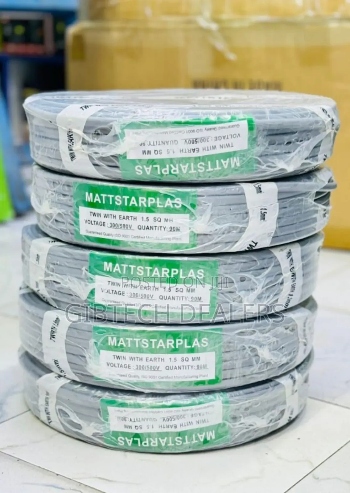 Mattsarplas 1.5mm Twin Earth Cable