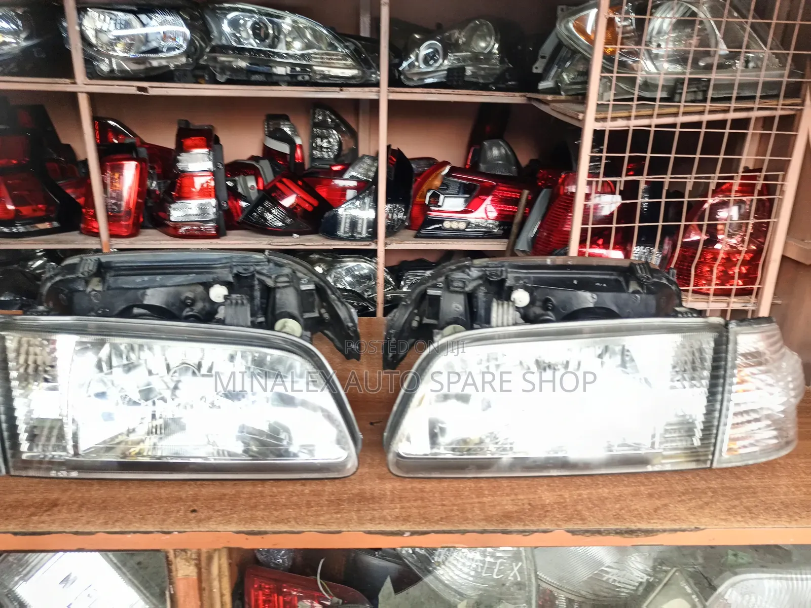 Ex-japan B15 Complete Set Front Lights;Headlight+Cornerlight