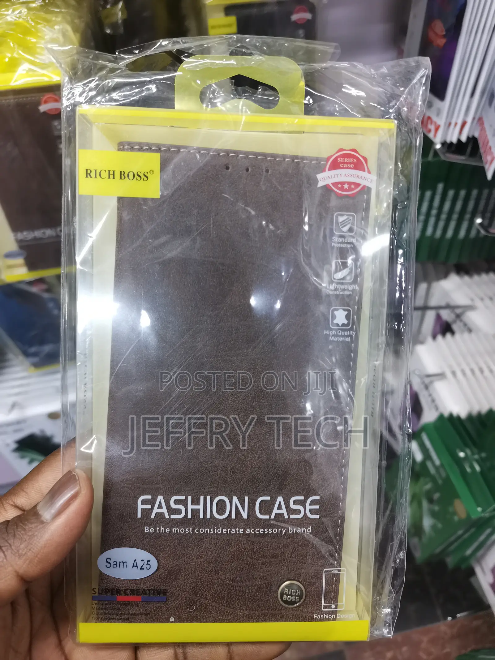 Garozckir Richboss Leather Flip Case for Samsung Galaxy A25