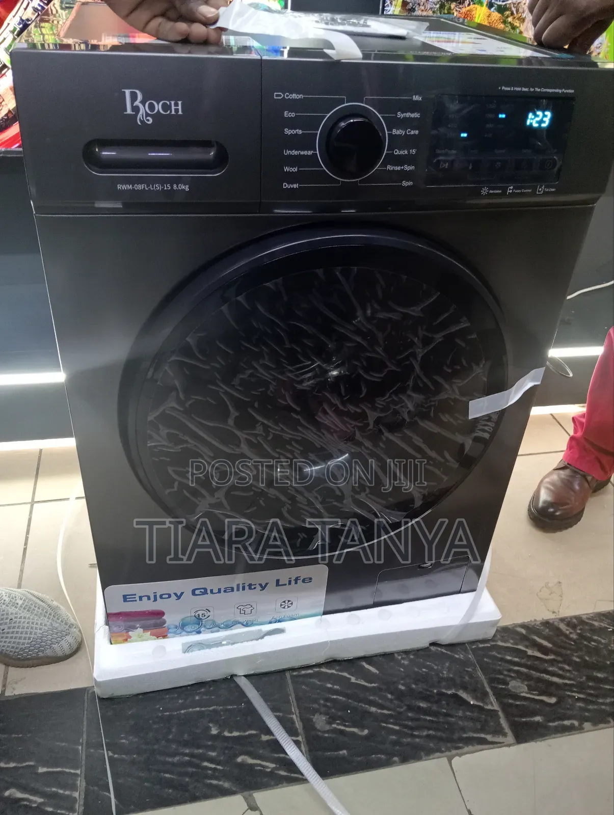 Roch 8kg Front Load Automatic Washing Machine 1200rpm