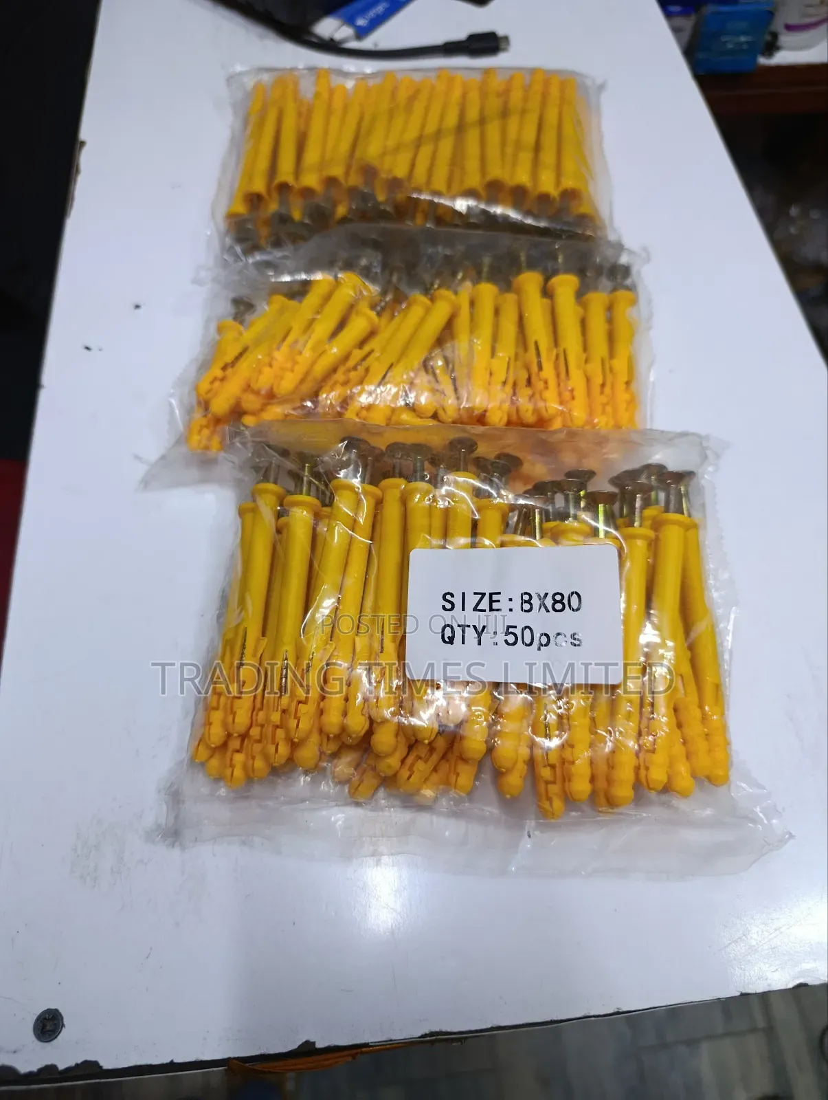 M8×80 Expansion Screws With Wall Plug