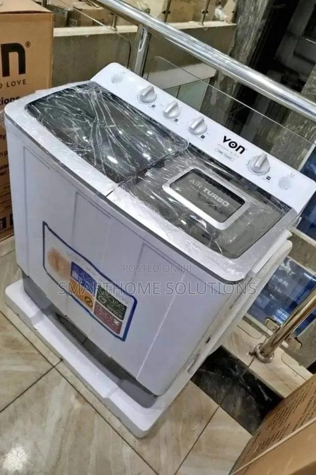 Von 10kg Twin Tub Semi-Auto Washing Machine Wash and Dry