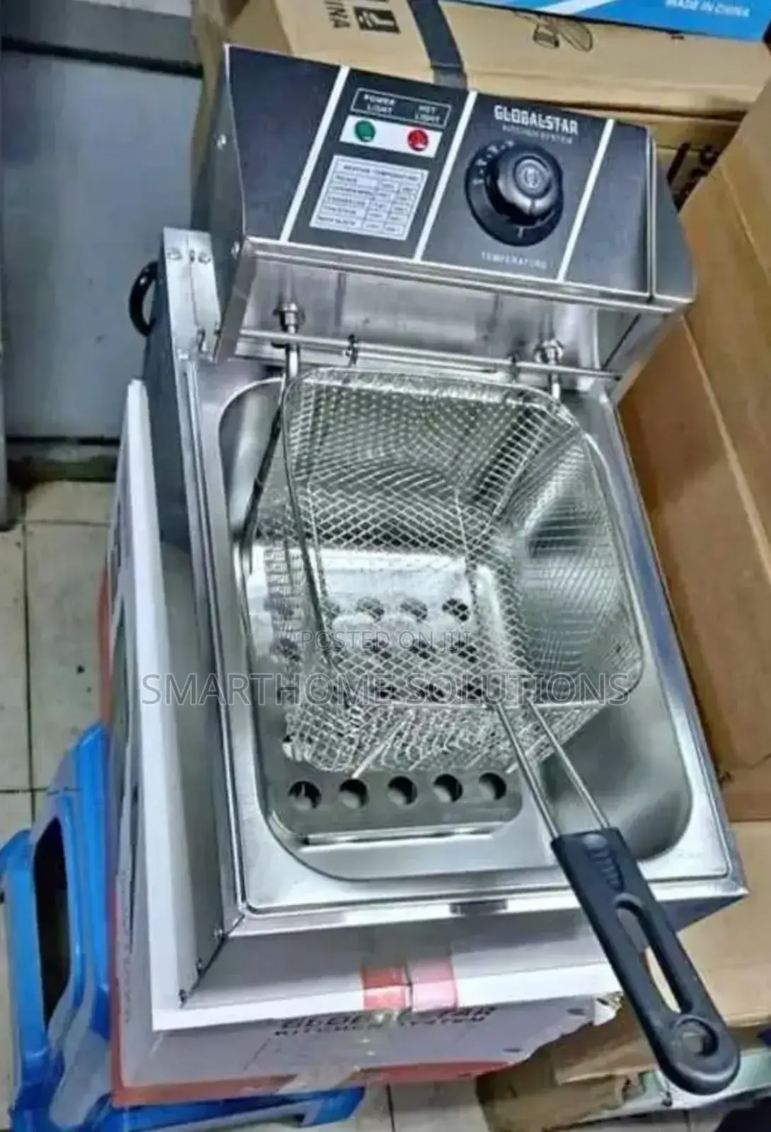Single Fryer 6 Litre Single Deep Fryer Nunix