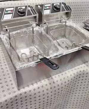 Nunix 6l+ 6l Commercial Double Deep Fryer / Chips Fryer.