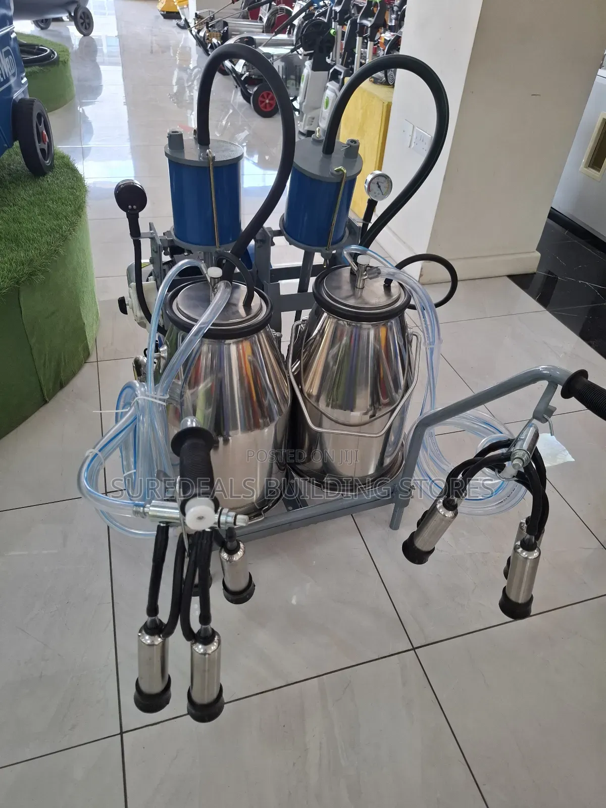 Double Cow Milking Machine