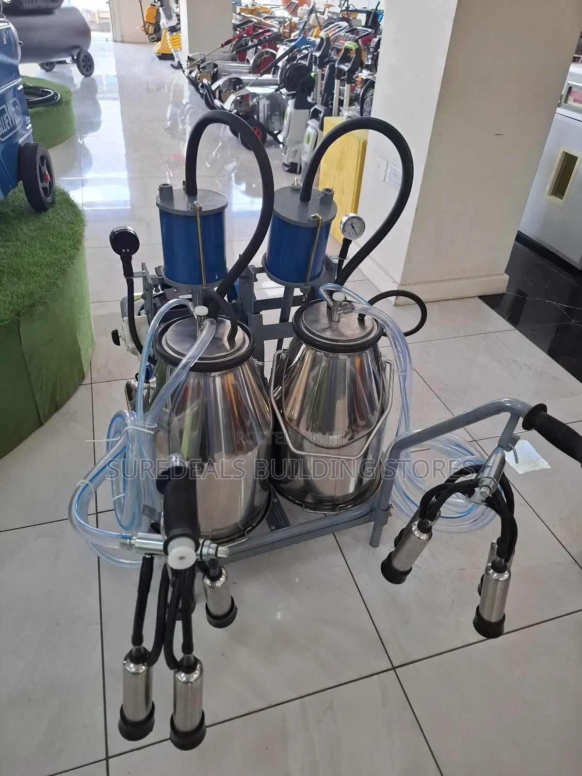 Double Cow Milking Machine