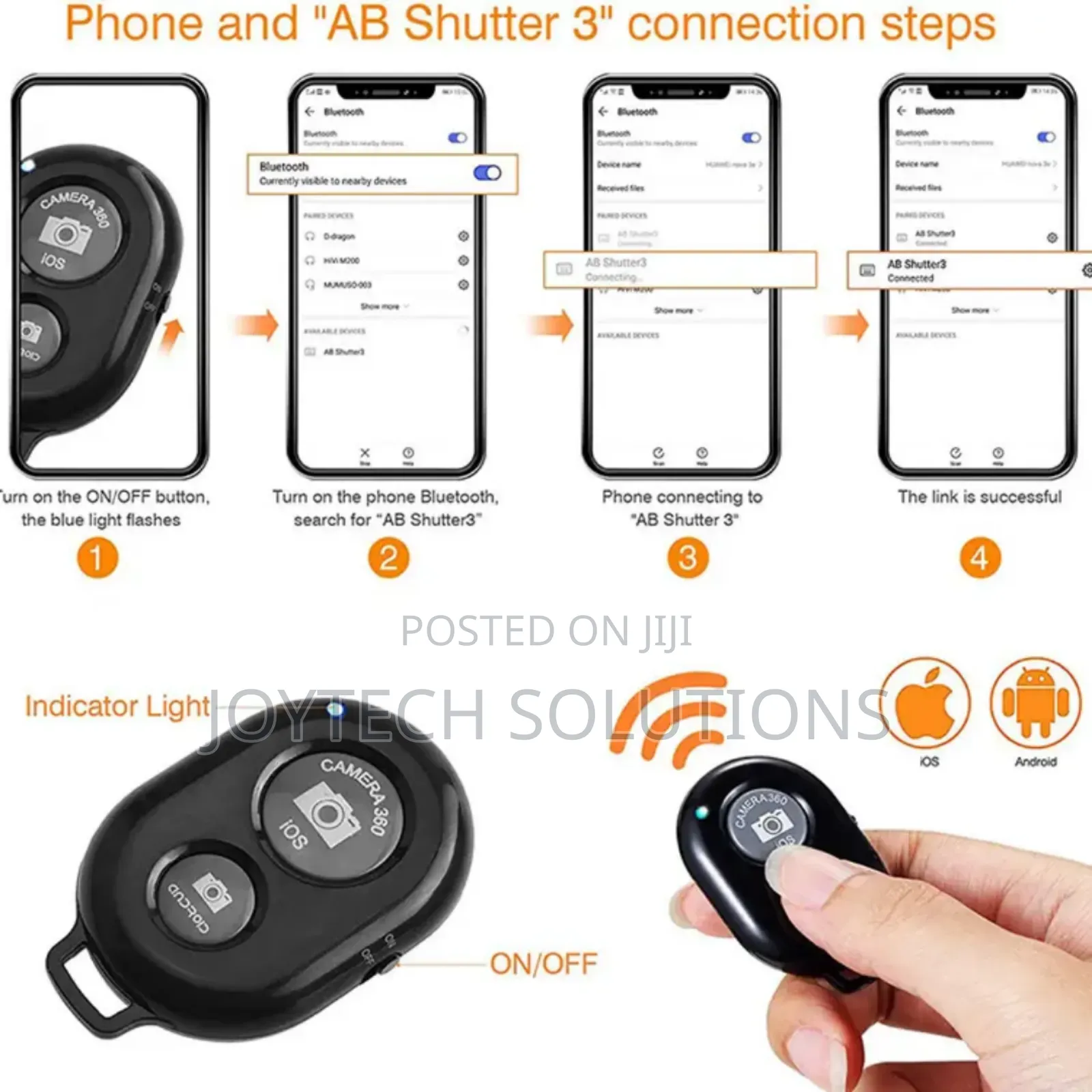 Mini Portable Bluetooth Shutter