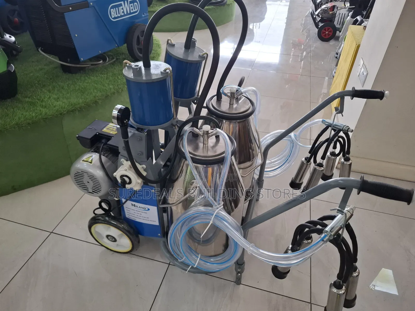 Double Barrel 50ltrs Milking Machine