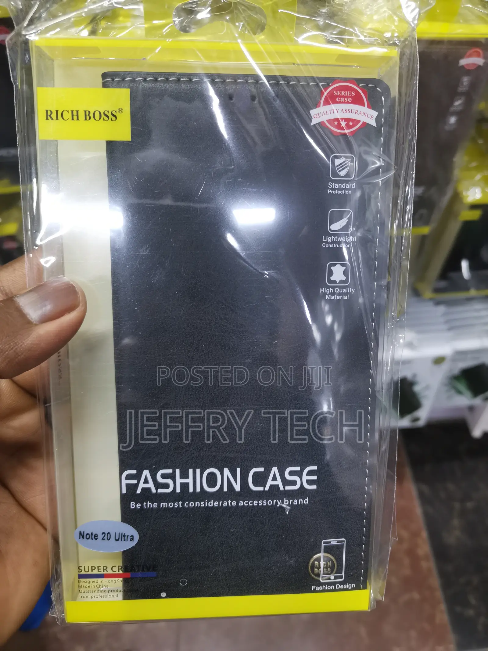 Hitfit Rich Boss Flip Case Leather for Galaxy Note 20 Ultra