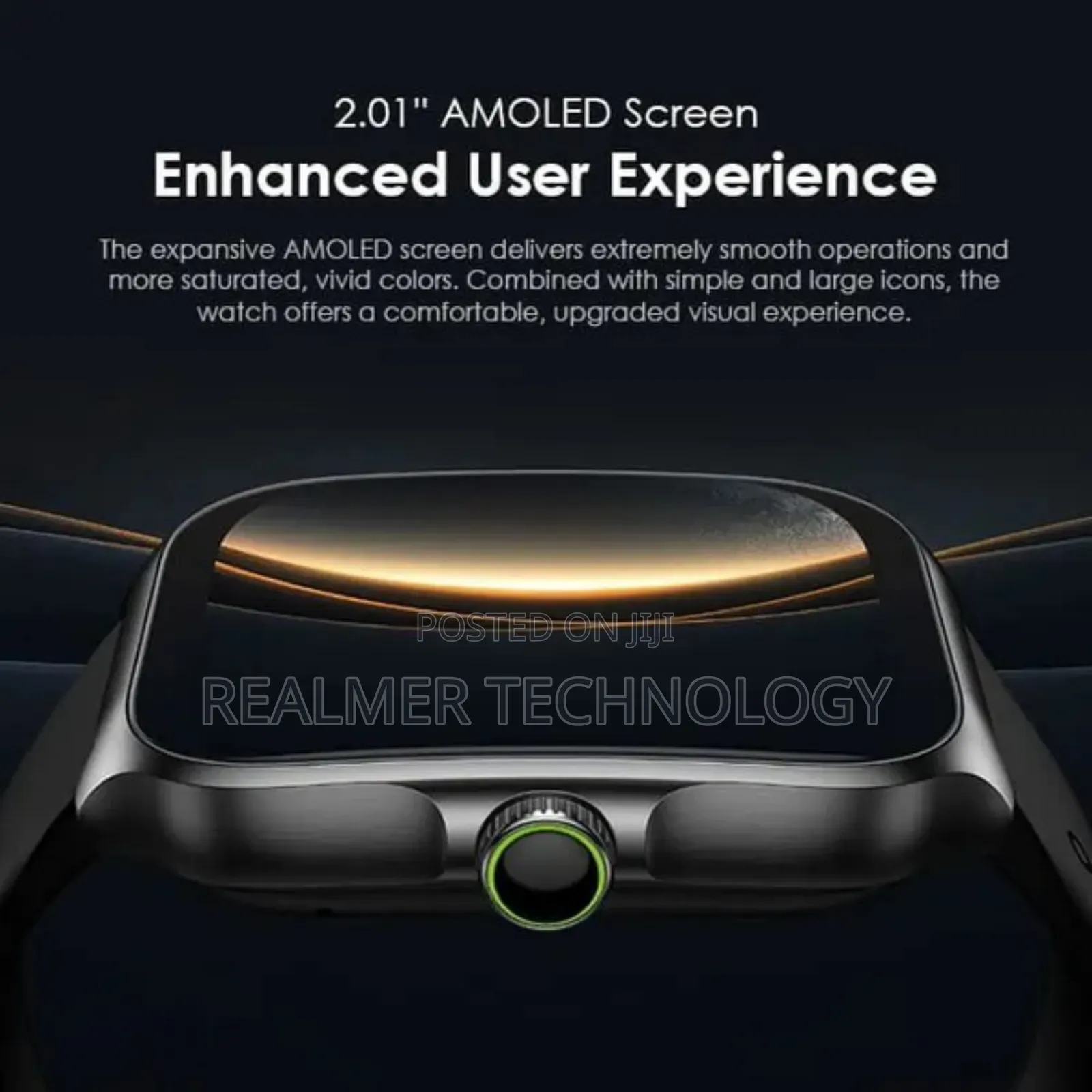 Oraimo Watch Nova Am 2.01′′ Amoled Screen Curved Cover