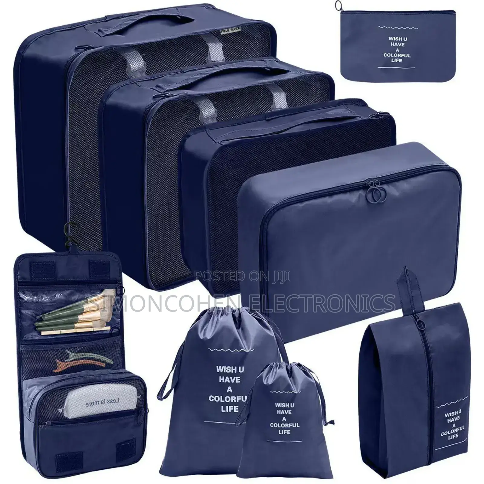 Luggage Travel Organizers/Suitcase Packing Tubes(9pcs)