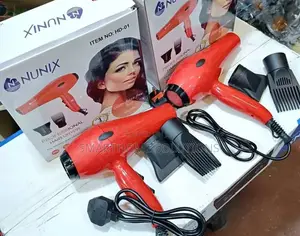 Nunix Hd-01c Blow Dry Hair Dryer With Accessories