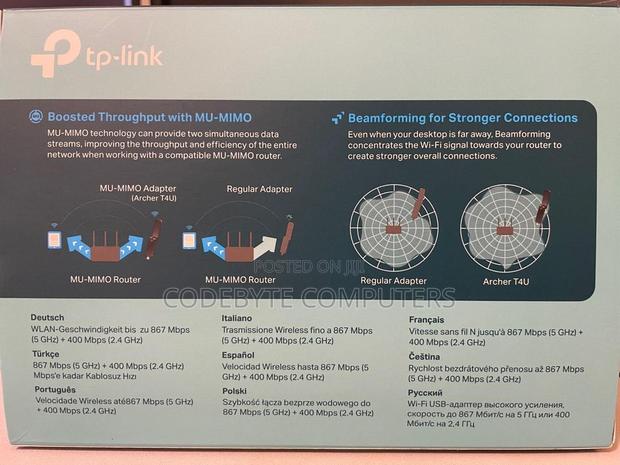 Tp-Link Archer T4u Ac1300 Wireless Usb Adapter - thumbnail 2