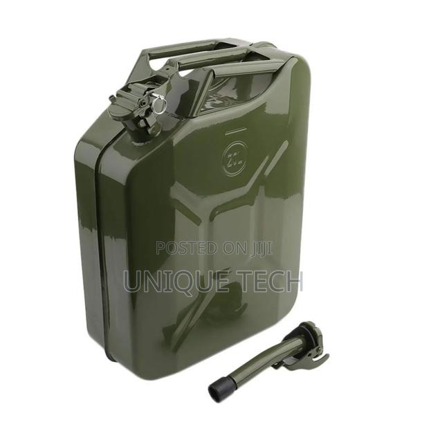 Metal /Steel Fuel Jerry Can 20 Ltrs With Spout