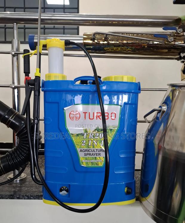 Agricultural Knapsack Sprayer 2 in 1(Manual Battery)