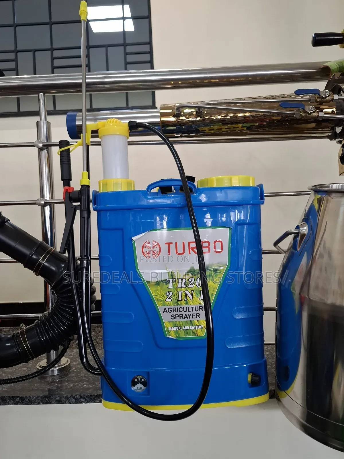 Agricultural Knapsack Sprayer 2 in 1(Manual Battery)