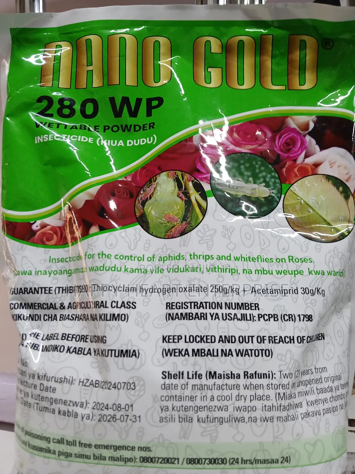 Nano Gold 280wp Insecticide 1kg