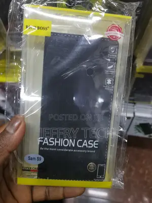 Jasonyu Richboss Flip Leather Case for Samsung Galaxy S9