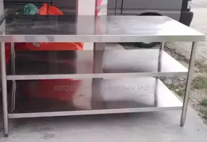 3 Tier Commercial Kitchen Working Table