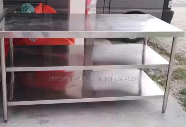 3 Tier Commercial Kitchen Working Table