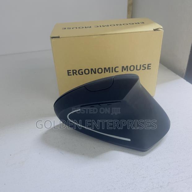 Black Wireless Ergonomic Gaming Mouse Mouse - thumbnail 2