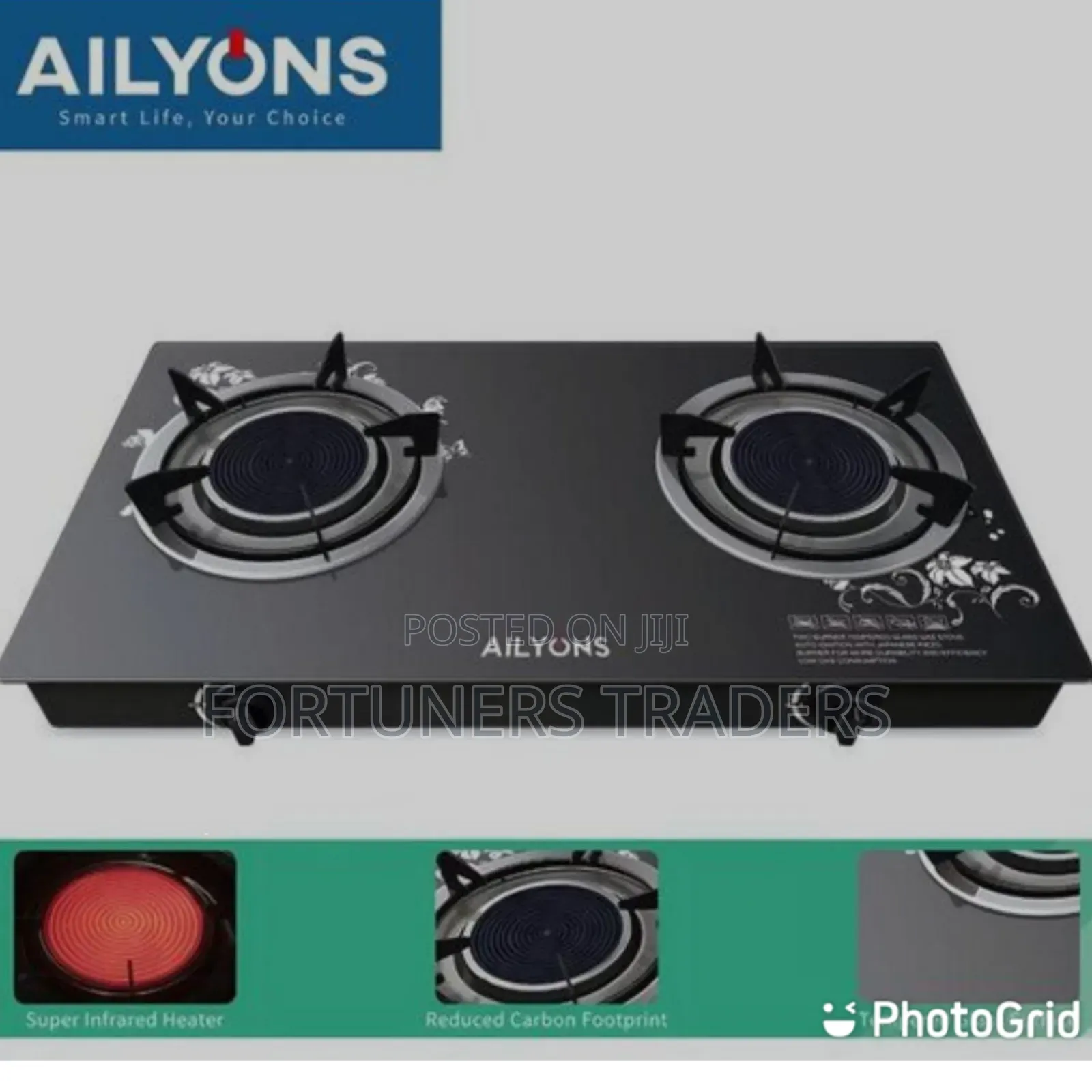 Infrared Table Top Glass Burner