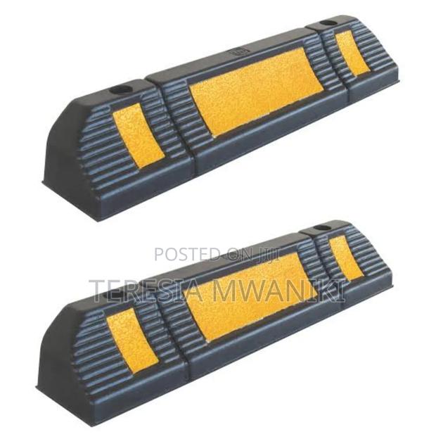 Reflective  Rubber  Wheel  Stopper - main view