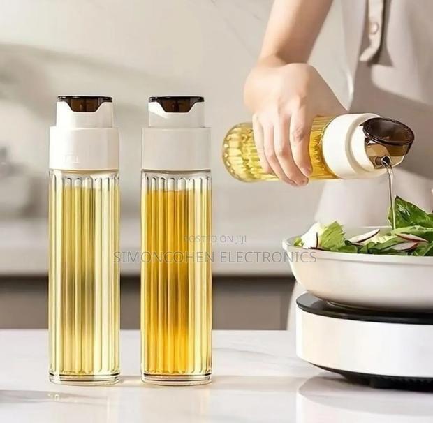 500ml Luxury Glass Oil Jar - main view
