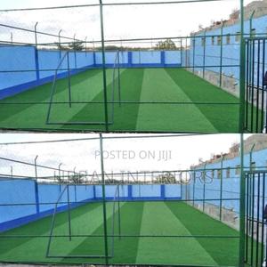 Football Grass Carpets. Alternate Dark and Light Green - thumbnail 2
